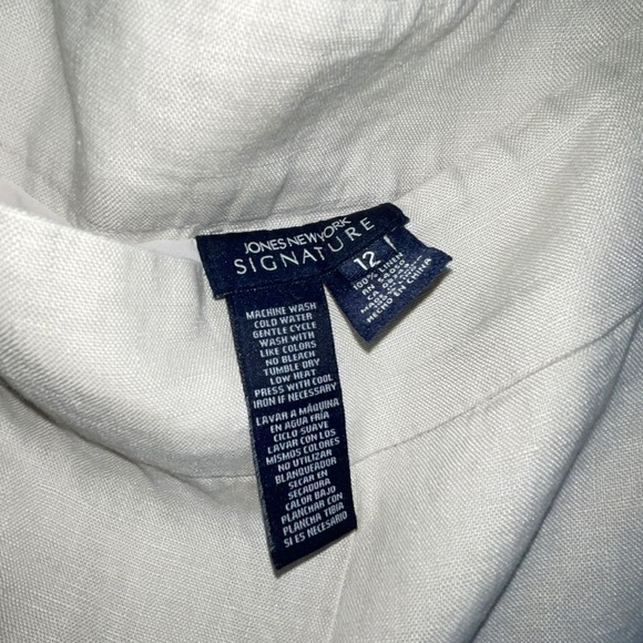 Jones New York Signature Linen Pants - Picture 8 of 11